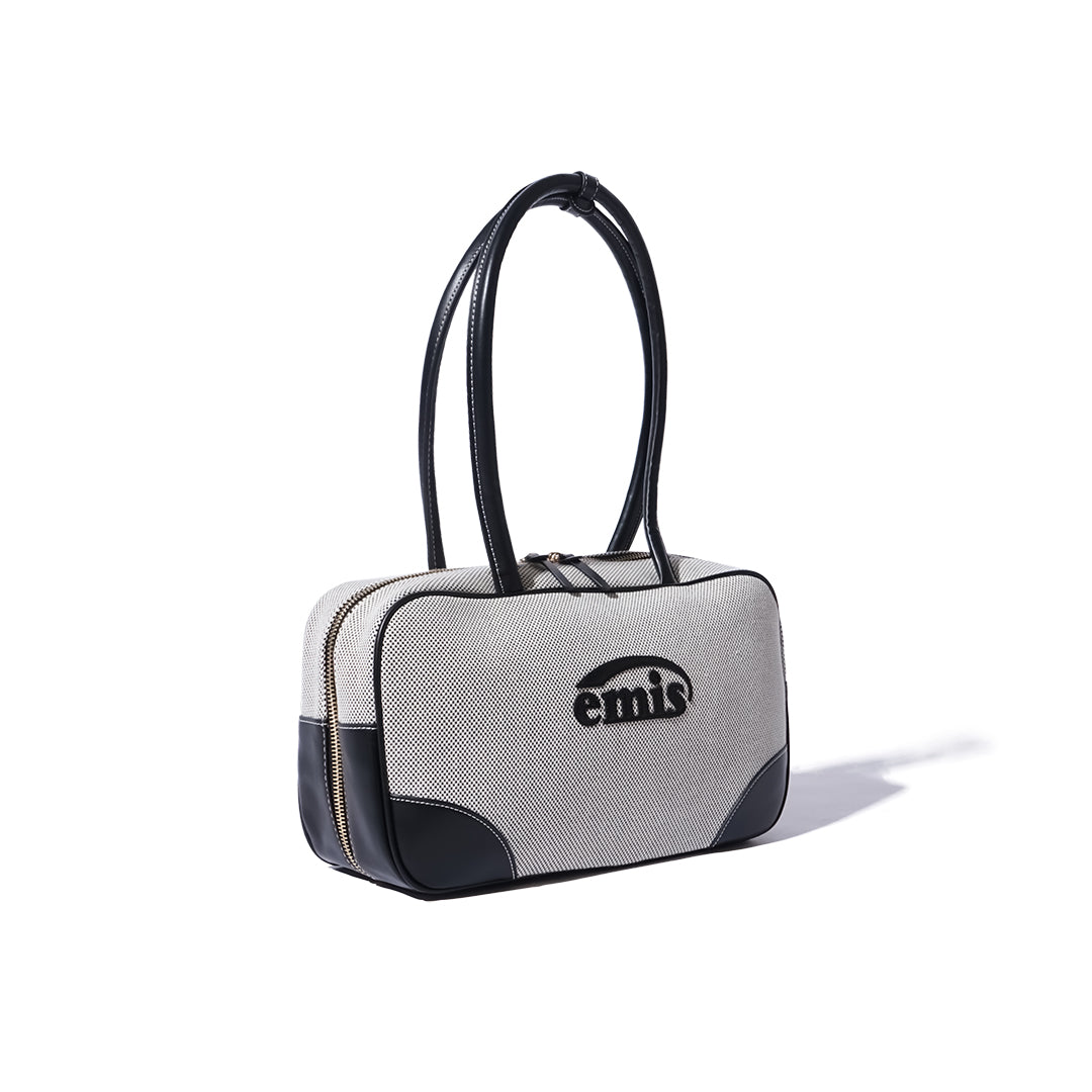 Emis Canvas Leather Tote Bag