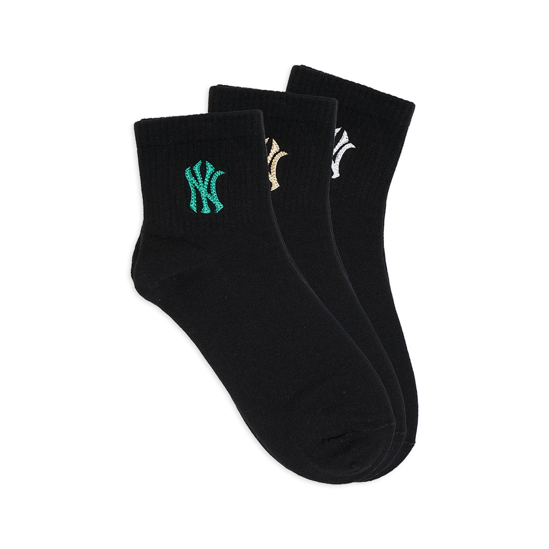 M7B Small Logo Quarter Socks 3-Pair Pack