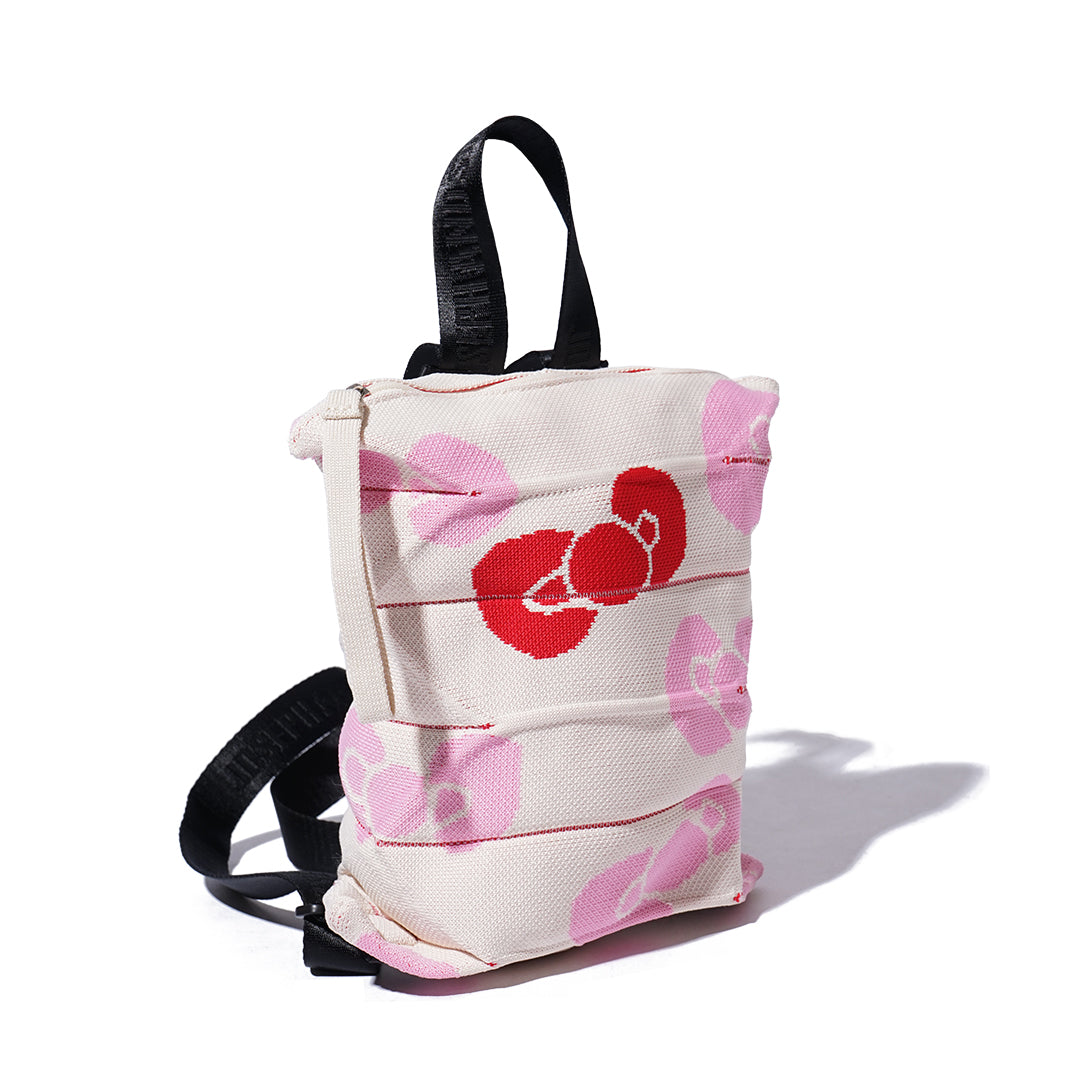 Joseph and Stacey Lucky Pleats Knit Leopard HK XS Backpack