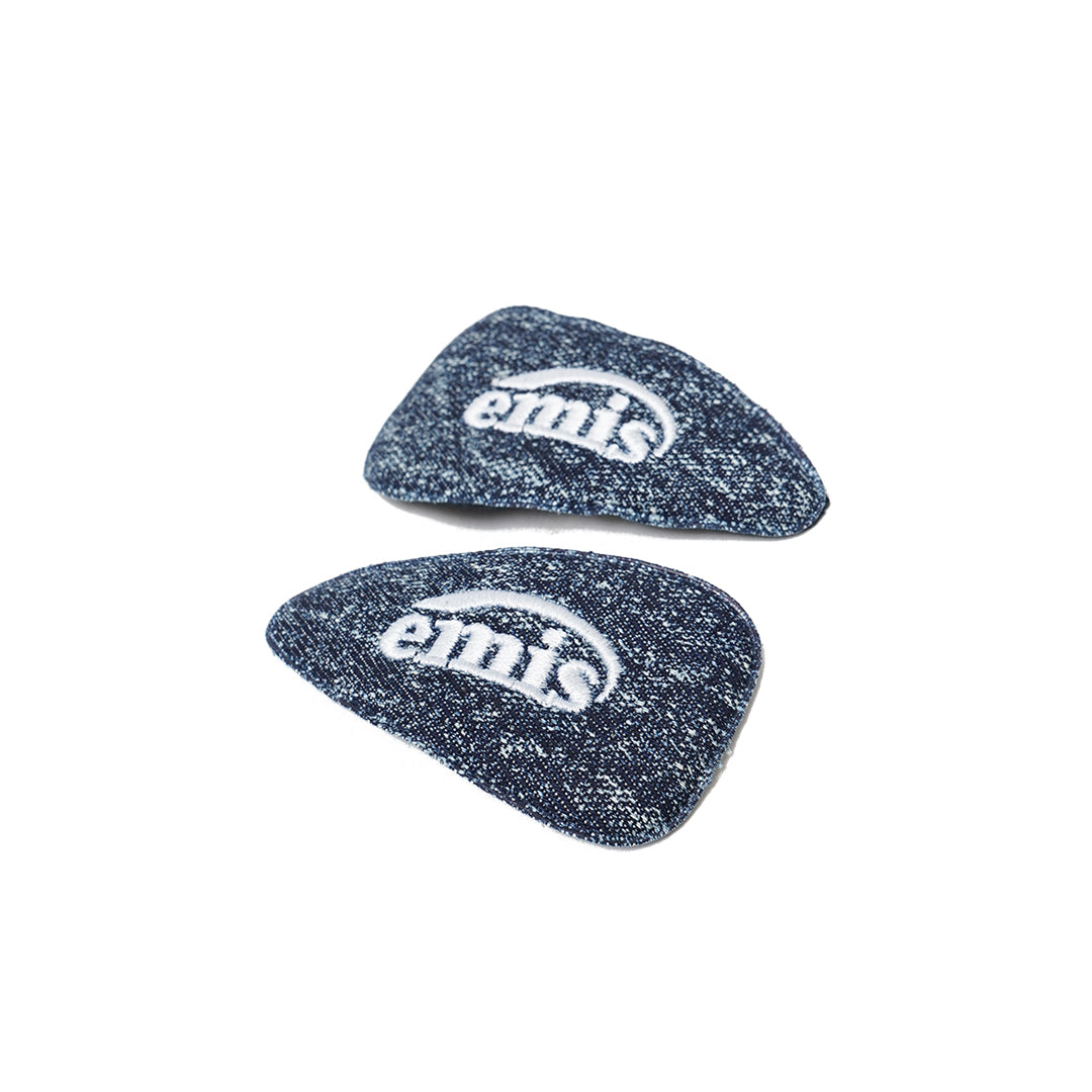 Emis Denim Wide Logo Hairpin