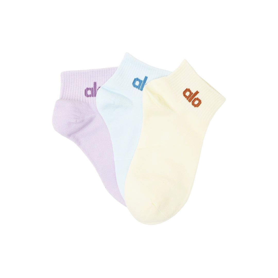 Alo Ankle Socks 3-Pair Pack