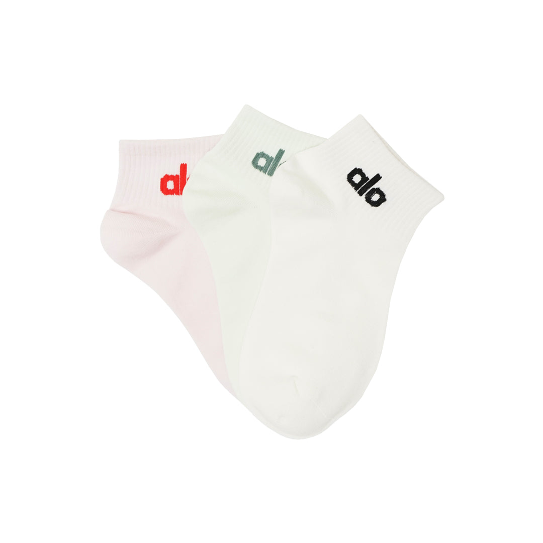 Alo Ankle Socks 3-Pair Pack