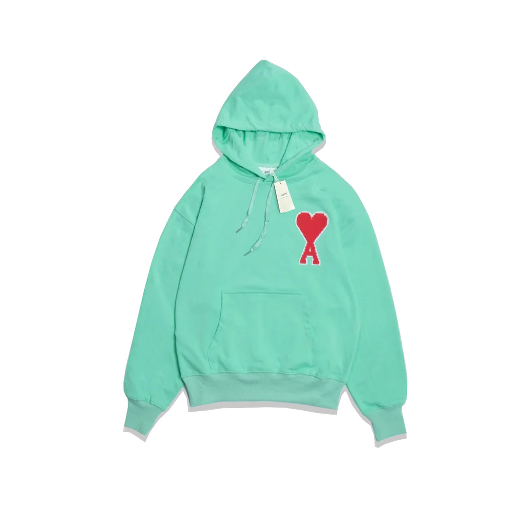 4M1 Mozaic Patch Logo Hoodie Green