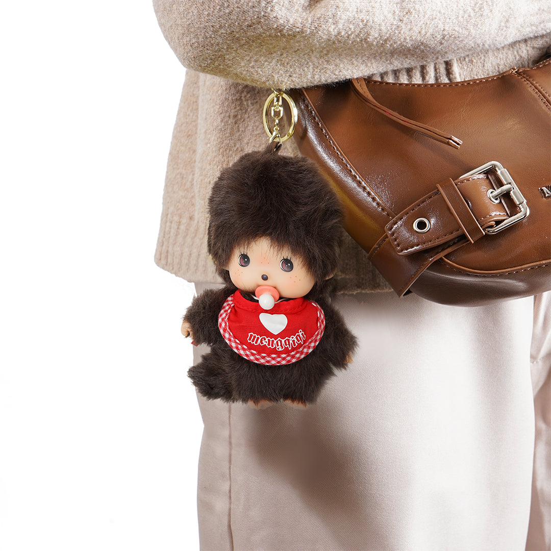 Mengqiqi Bib & Pacifier Keychain Bag Charm