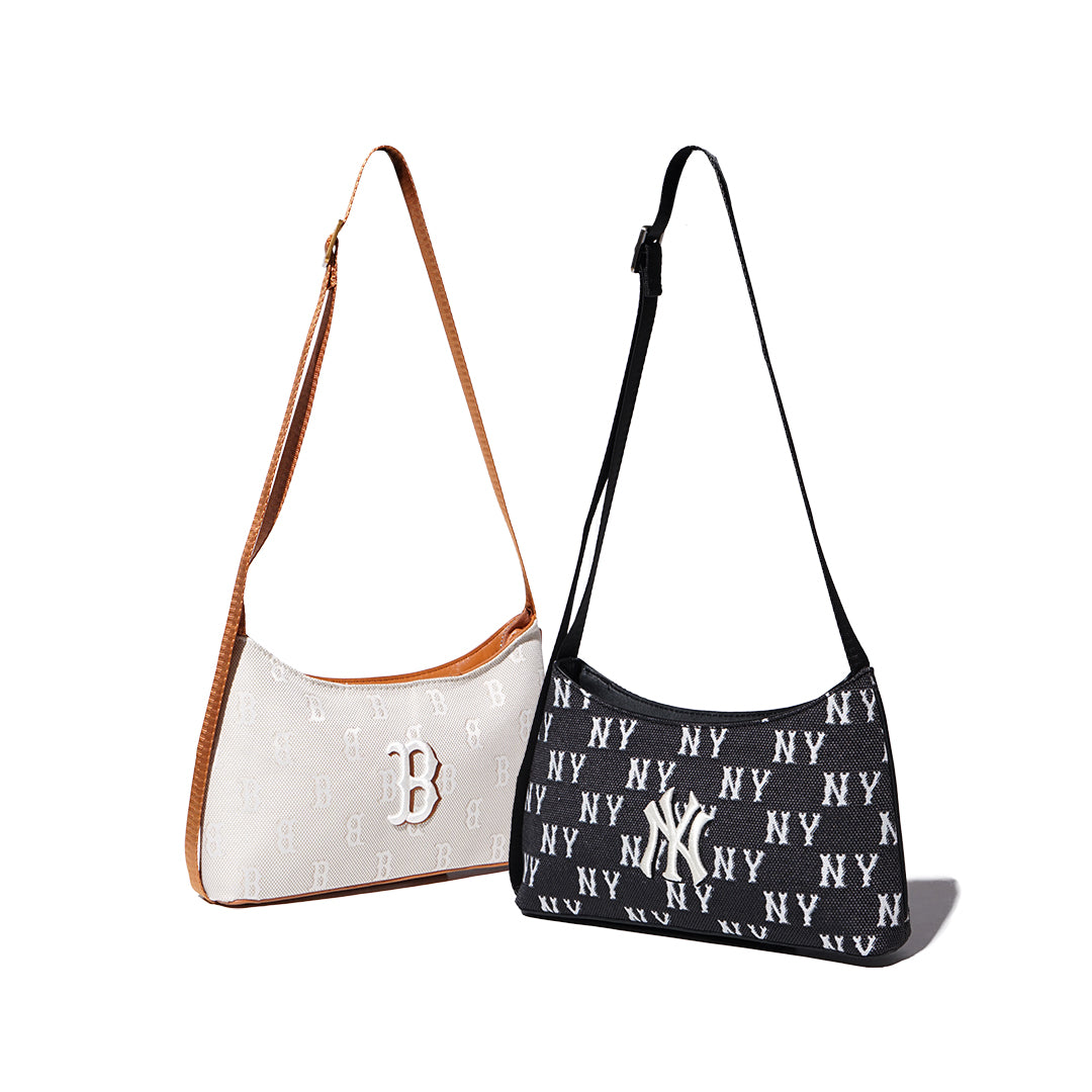 M7B Monogram Jacquard Crossbody Bag
