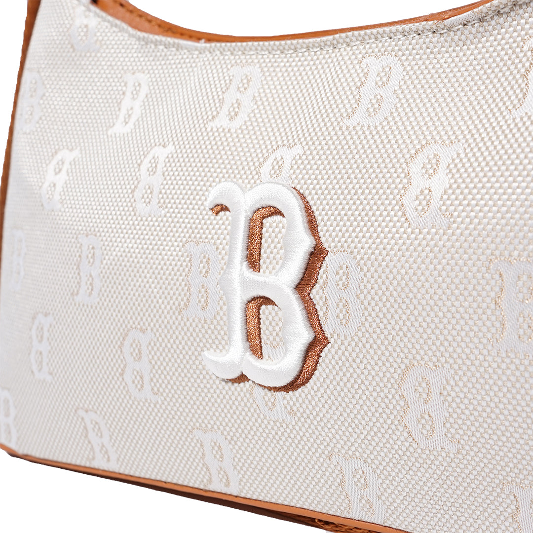 M7B Monogram Jacquard Crossbody Bag