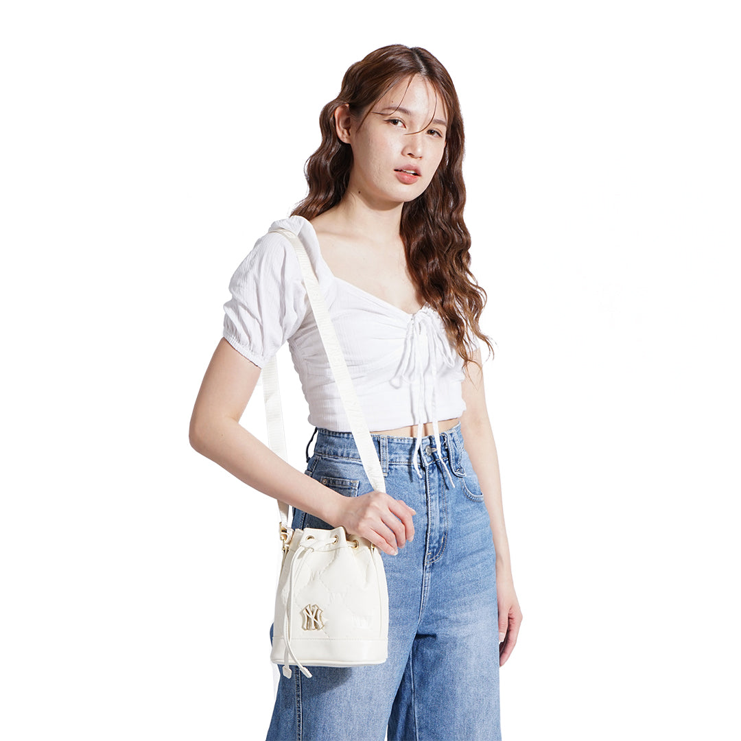 M7B Monogram Drawstring Bucket Bag