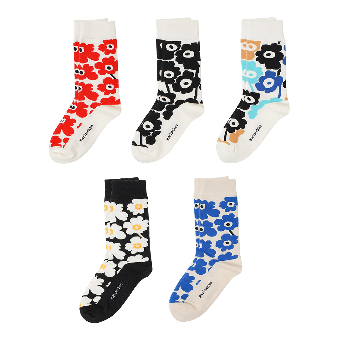 Marimekko Kirmailla Unikko Mid Socks
