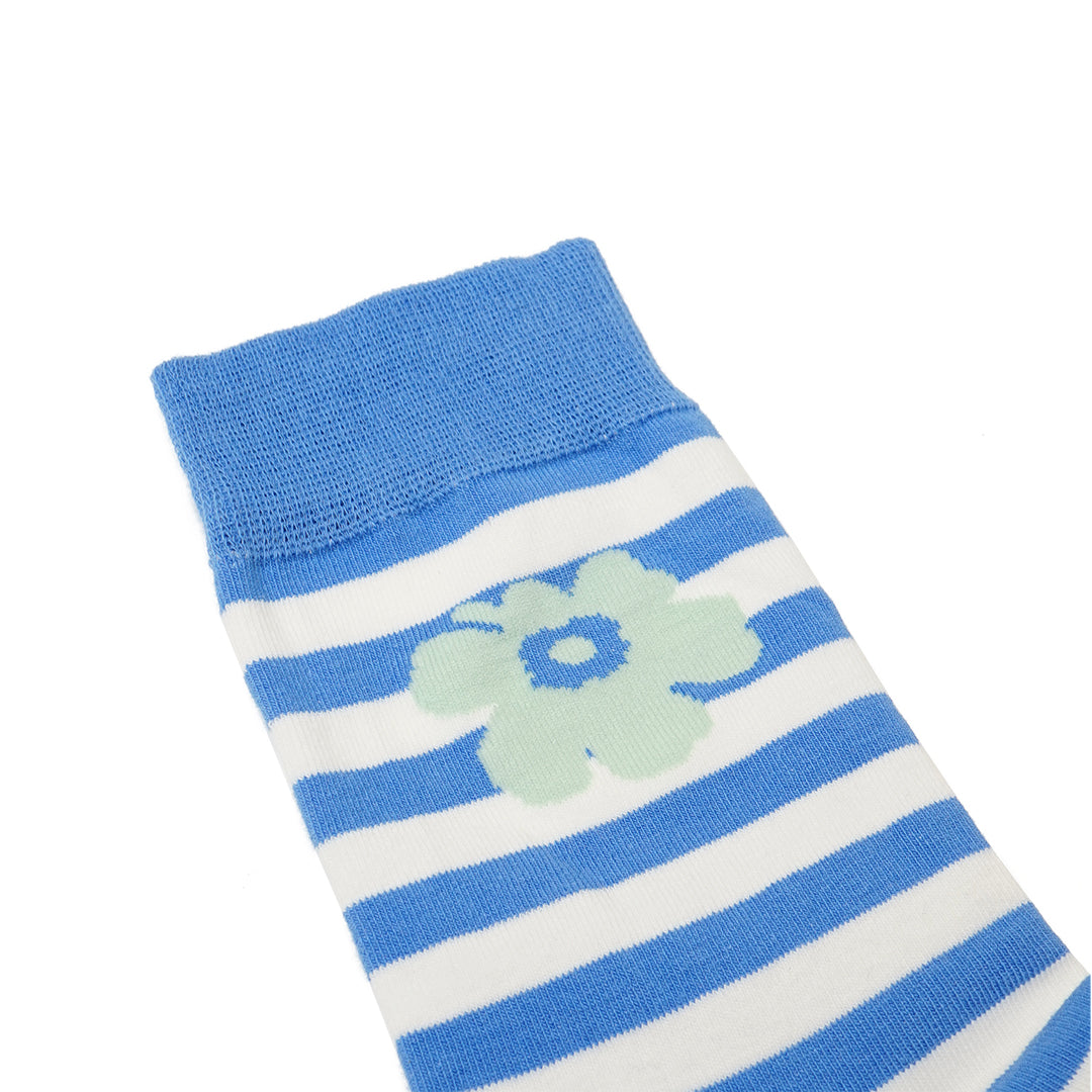 Marimekko Kasvaa Tasaraita Unikko Mid Socks