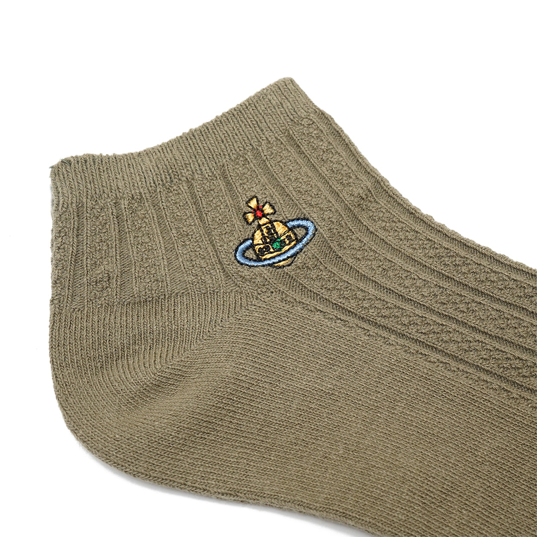 VWW Cable Knit Ankle Socks
