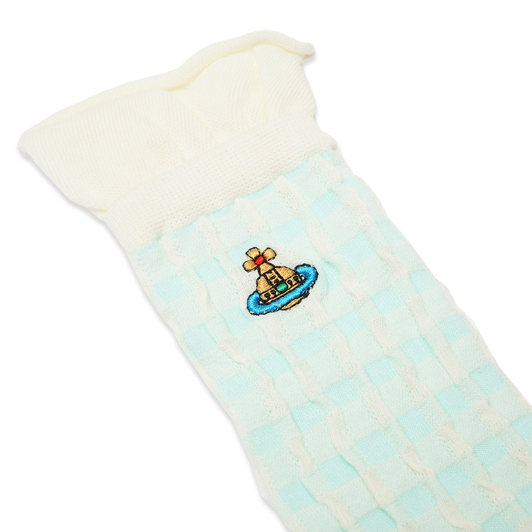 VWW Layer Knit Checkered Mid Socks