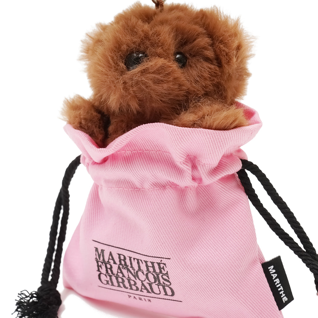 Marithe Francois Girbaud Pink Pouch Mari Keyring Bag Charm