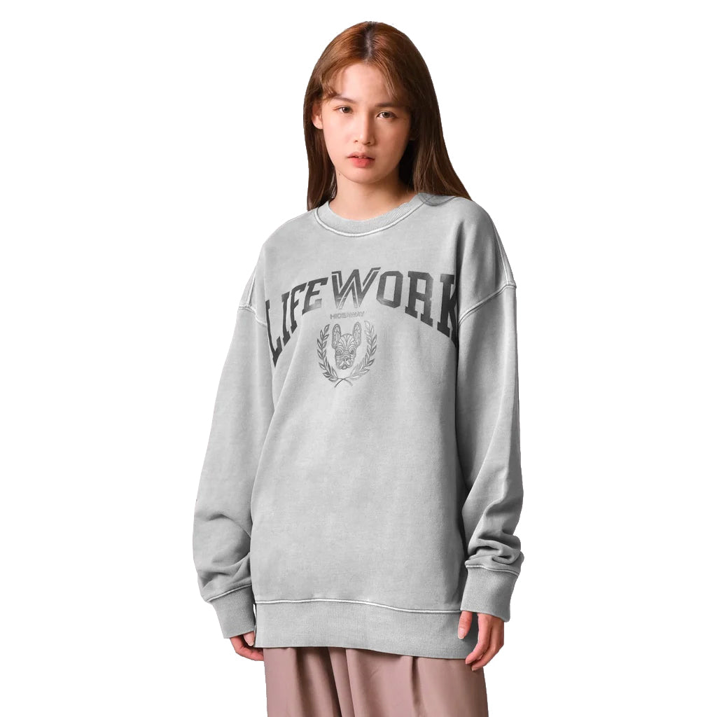 LifeWork Front Logo Washed Sweatshirt