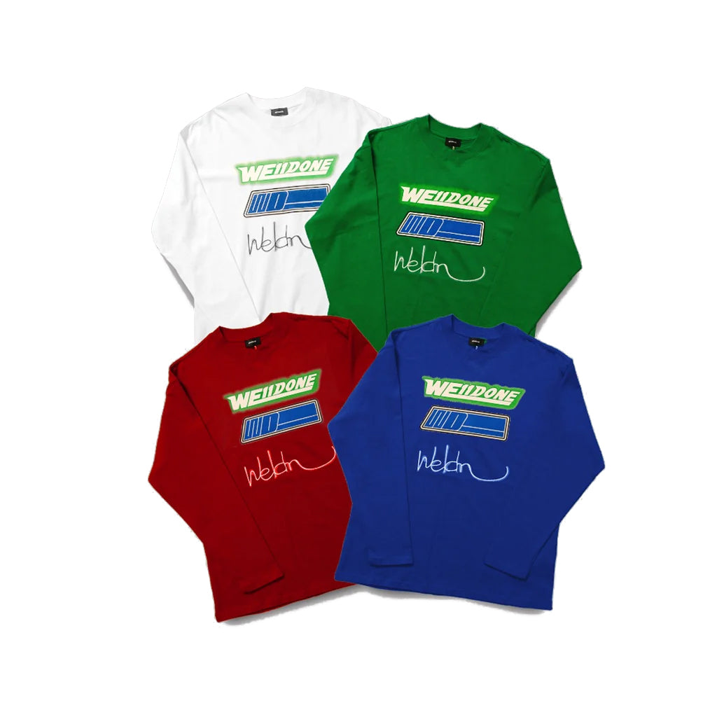 We11done 3-New Logo Long Sleeve T-Shirt