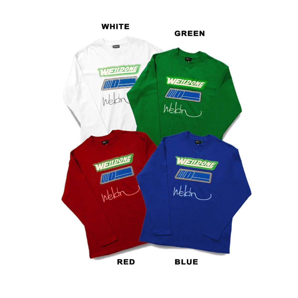 We11done 3-New Logo Long Sleeve T-Shirt