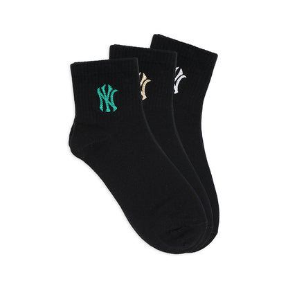 M7B Small Logo Quarter Socks 3-Pair Pack