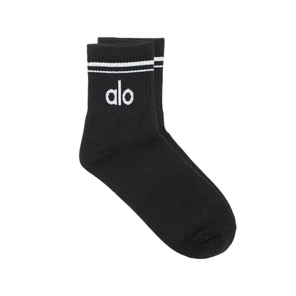 Alo Unisex Half-Crew Throwback Socks