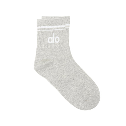 Alo Unisex Half-Crew Throwback Socks
