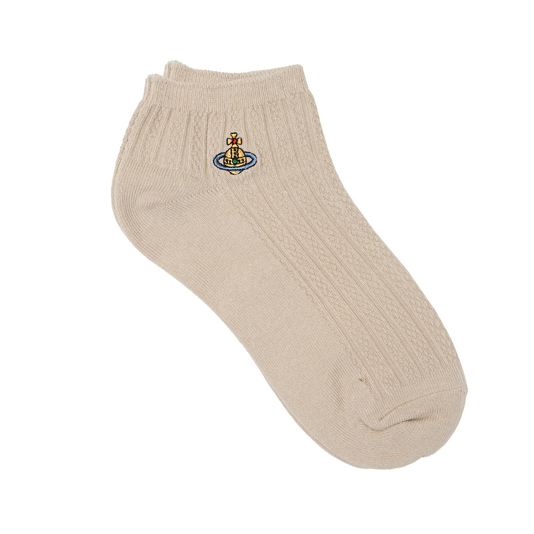 VWW Cable Knit Ankle Socks