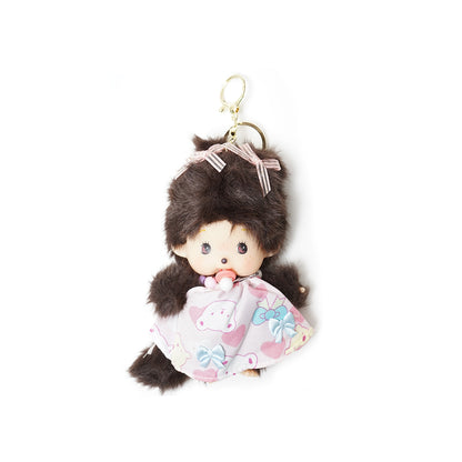Mengqiqi Baby Girl with Dress Keychain Bag Charm