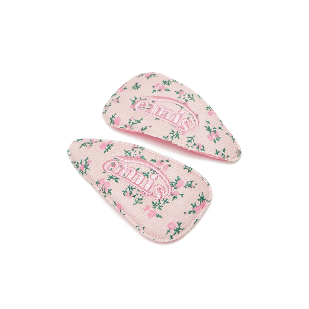 Emis Flower Wide Logo Hairpin