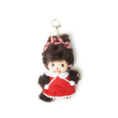 Mengqiqi Baby Girl with Dress Keychain Bag Charm