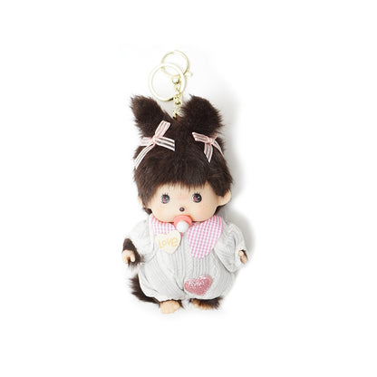 Mengqiqi Baby Girl with Dress Keychain Bag Charm