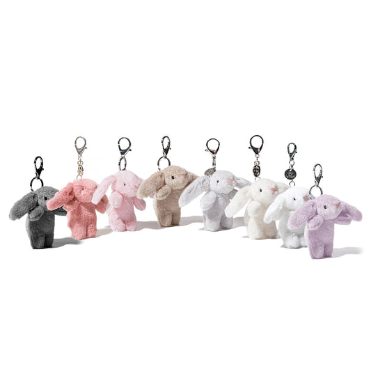 Jellycat Bashful Bunny Small Keyring Bag Charm