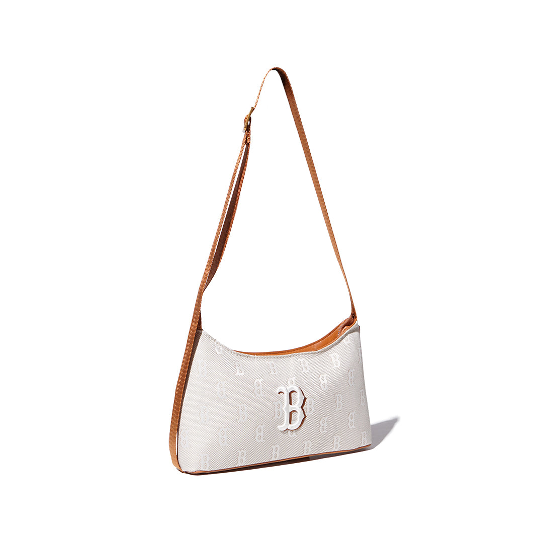 M7B Monogram Jacquard Crossbody Bag