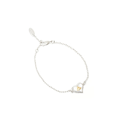 VWW Petra Heart Pendant Bracelet
