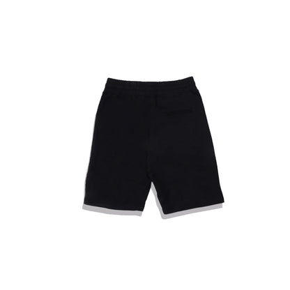4M1 Rainbow Heart Logo Shorts Black