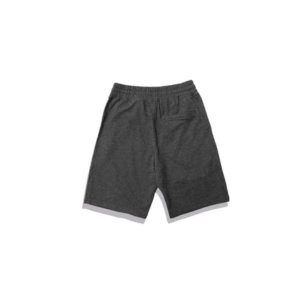 4M1 Rainbow Heart Logo Shorts Dark Grey