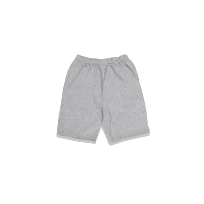 4M1 Solid Heart Logo Shorts Light Grey