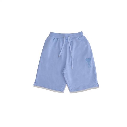 4M1 Tonal Heart Logo Shorts Blue