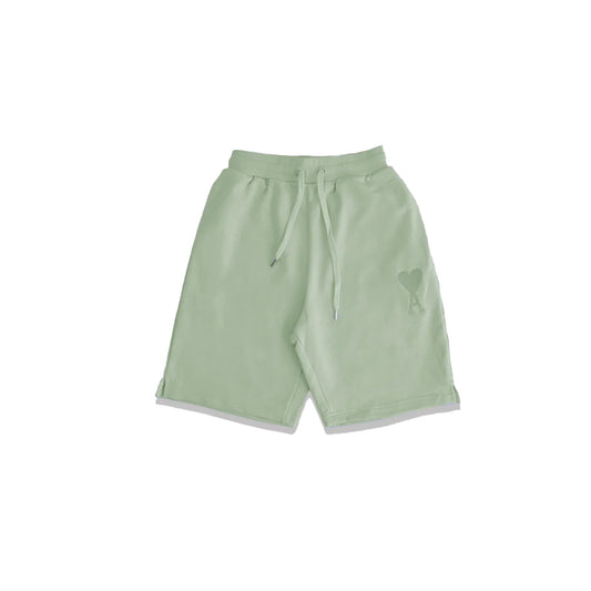 4M1 Tonal Heart Logo Shorts Green