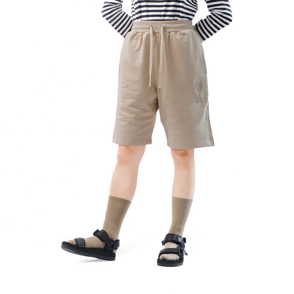 4M1 Tonal Heart Logo Shorts Pink