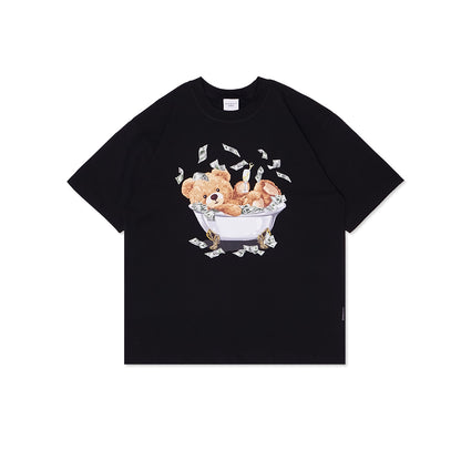 ADV Bathtub Millionaire Teddy Bear T-Shirt
