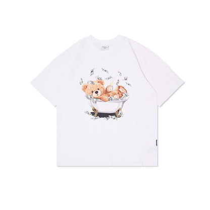 ADV Bathtub Millionaire Teddy Bear T-Shirt