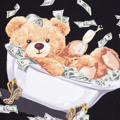 ADV Bathtub Millionaire Teddy Bear T-Shirt
