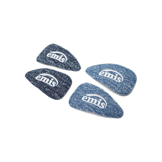 Emis Denim Wide Logo Hairpin