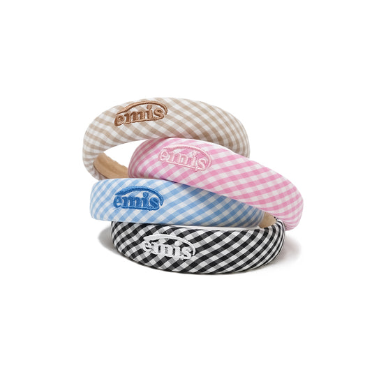 Emis Gingham Check Hairband