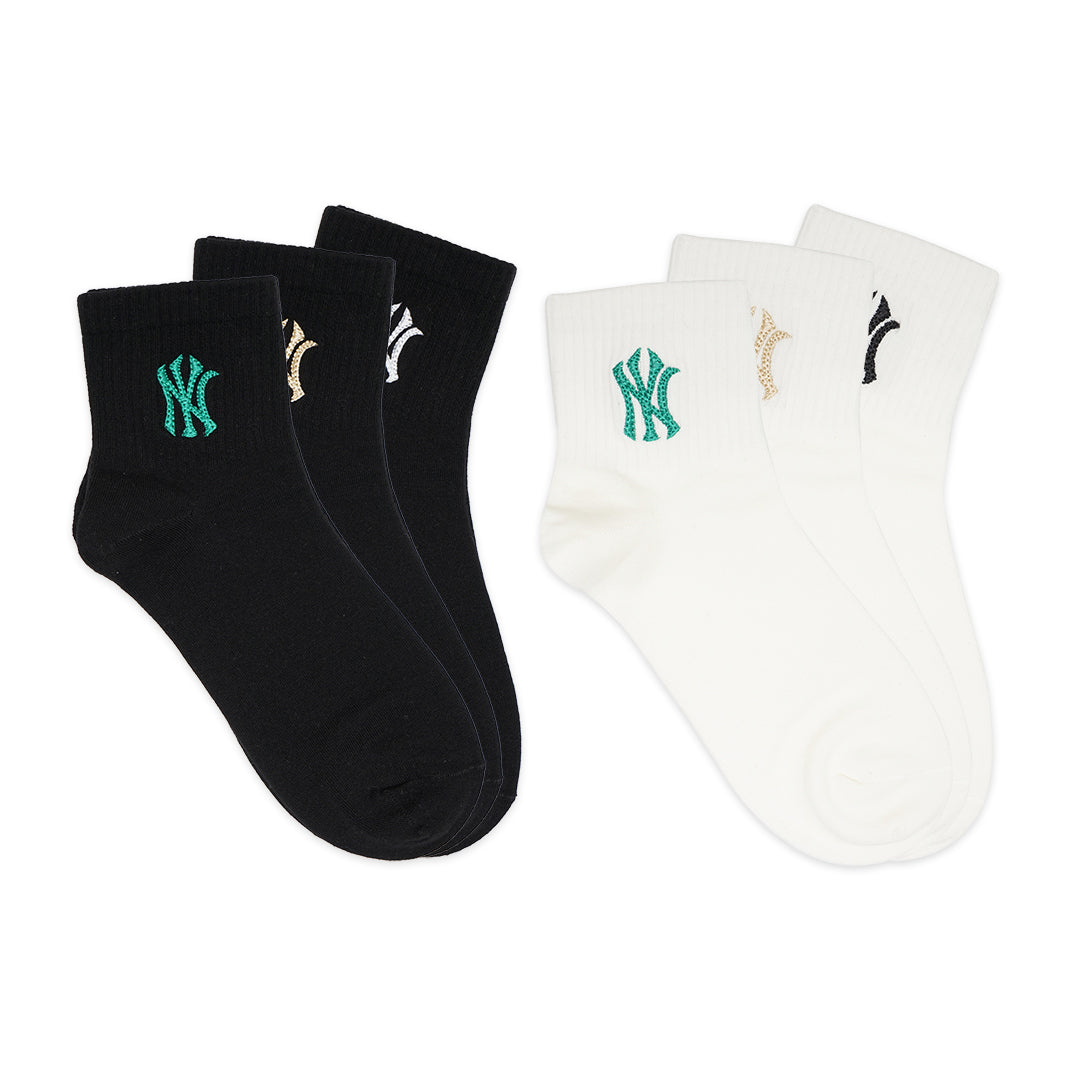 M7B Small Logo Quarter Socks 3-Pair Pack