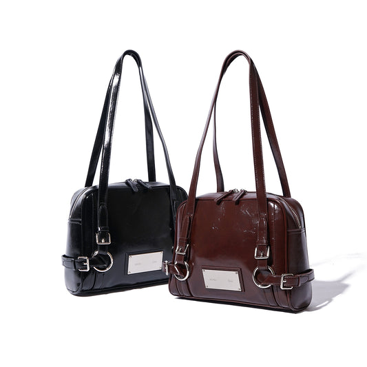 Matin Kim Biker Detail Square Shoulder Bag