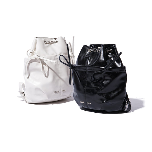 Matin Kim Drawstring Ribbon Backpack