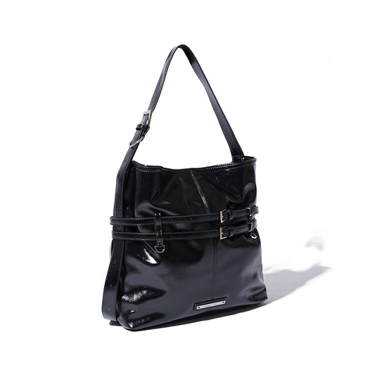 Matin Kim Double Belted Strap Big Bag