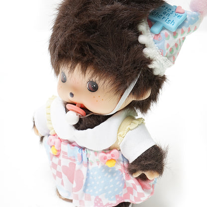 Mengqiqi Baby Girl with Dress Keychain Bag Charm