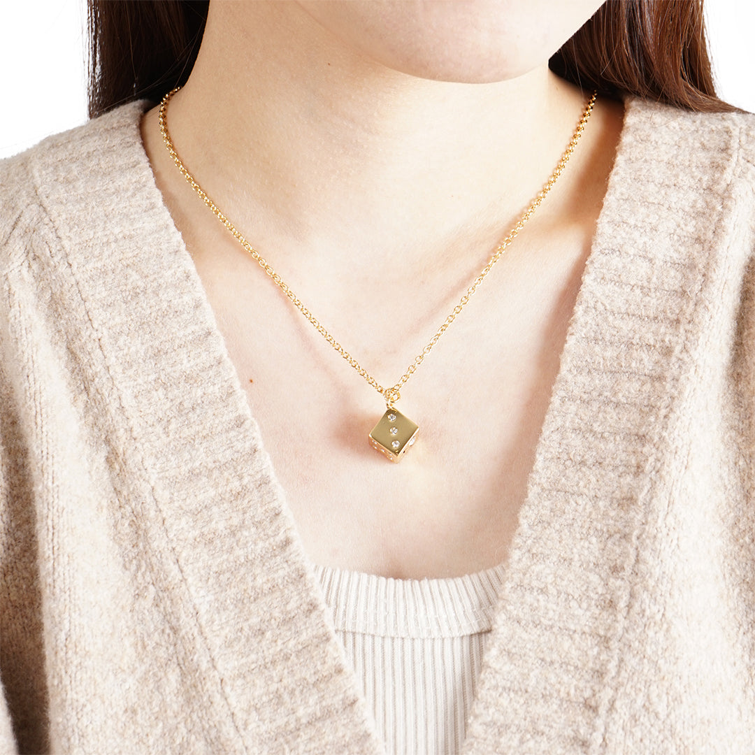 VWW Dice Orb Pendant Necklace