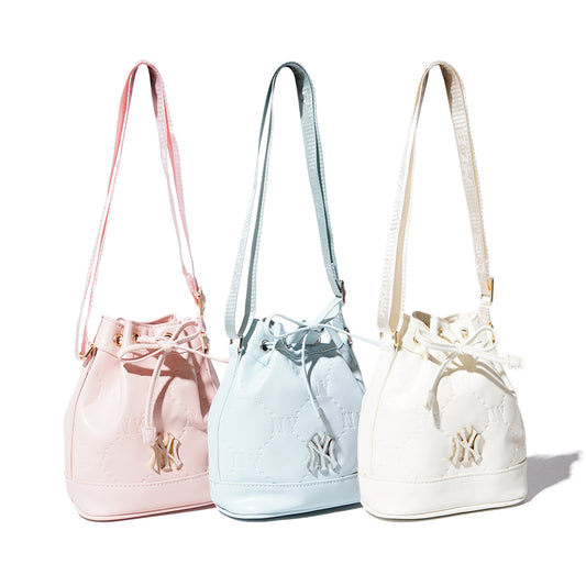 M7B Monogram Drawstring Bucket Bag