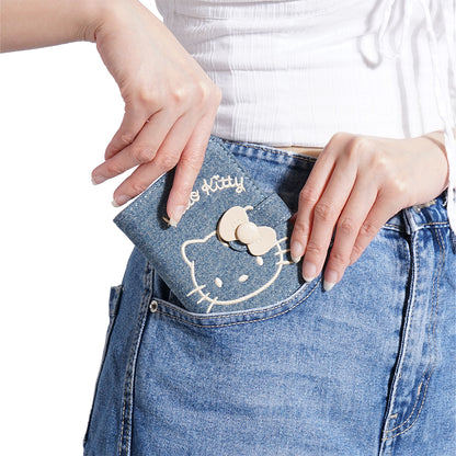 TouTou X HK Bifold Denim Wallet