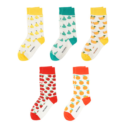 Marimekko Fruits Pattern Mid Socks